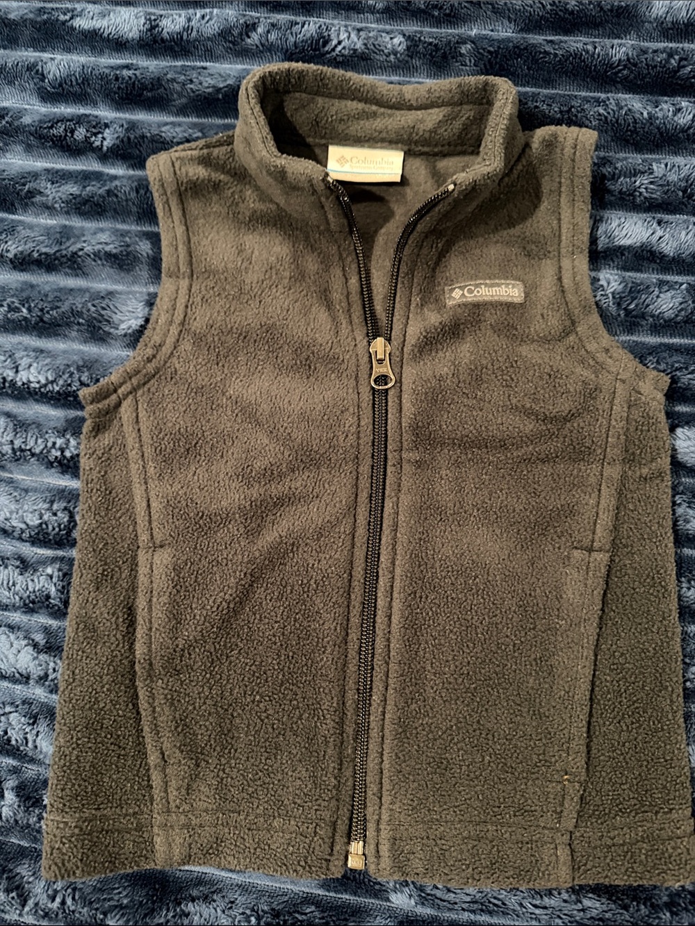 Columbia Toddler Fleece Vest 18–24M – Charcoal Gray